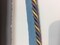 1 Yard Lavendery Blue Yellow Gimp Rope Trim for Upholstery and Decor